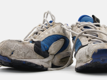 Old running shoes